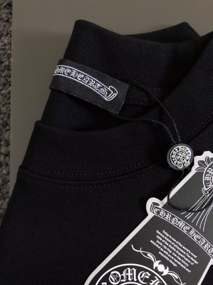  Chrome Hearts 克罗心25春夏顶级梵文刺绣经典短袖圆领T恤，精致工艺面料，顶级元素融合打造
