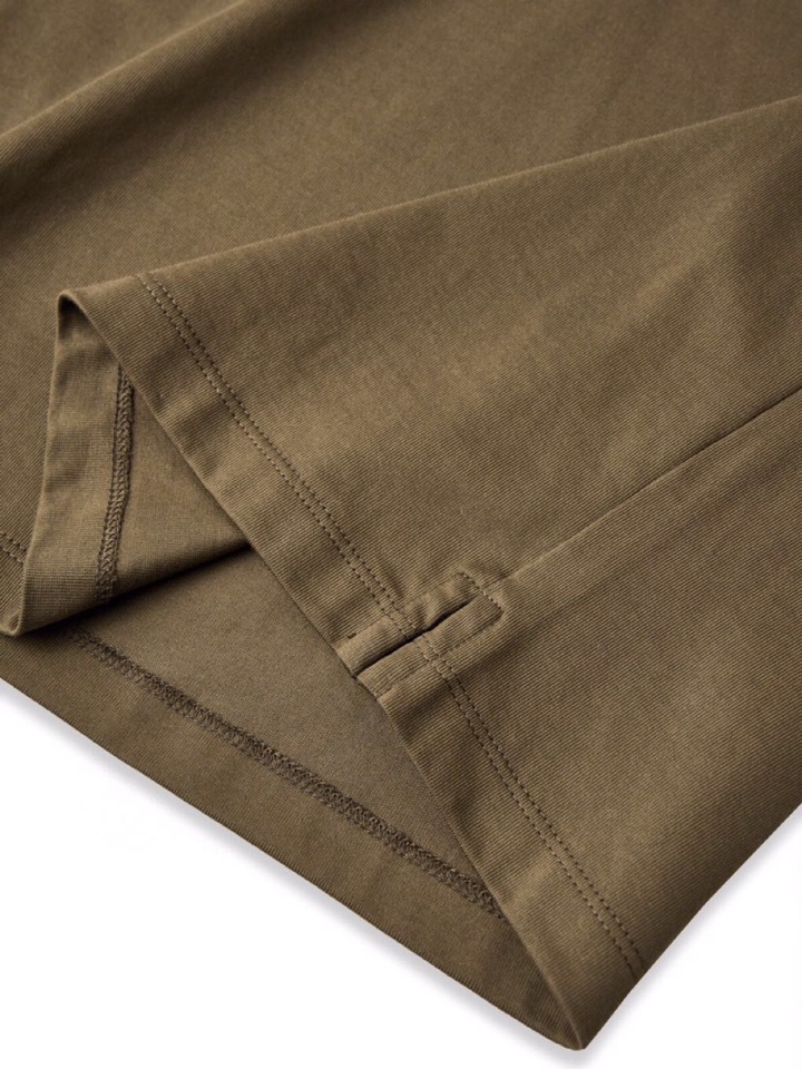  Ermenegildo Zegna 杰尼亚2025秋冬亨利领长袖T恤，美式复古经典领子，随着时间推移，