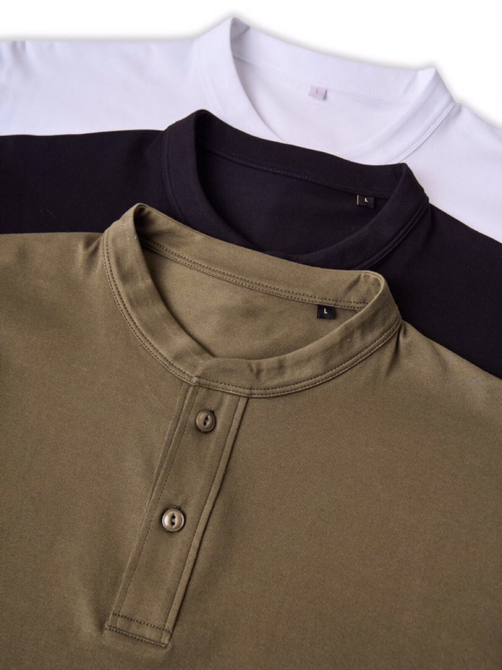  Ermenegildo Zegna 杰尼亚2025秋冬亨利领长袖T恤，美式复古经典领子，随着时间推移，