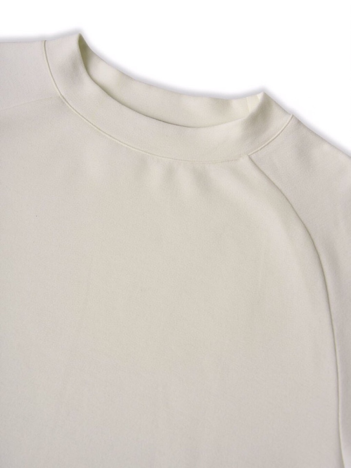  Ermenegildo Zegna 杰尼亚秋冬系列，插肩袖设计卫衣款圆领长袖T恤，320克重双面绒醋酸