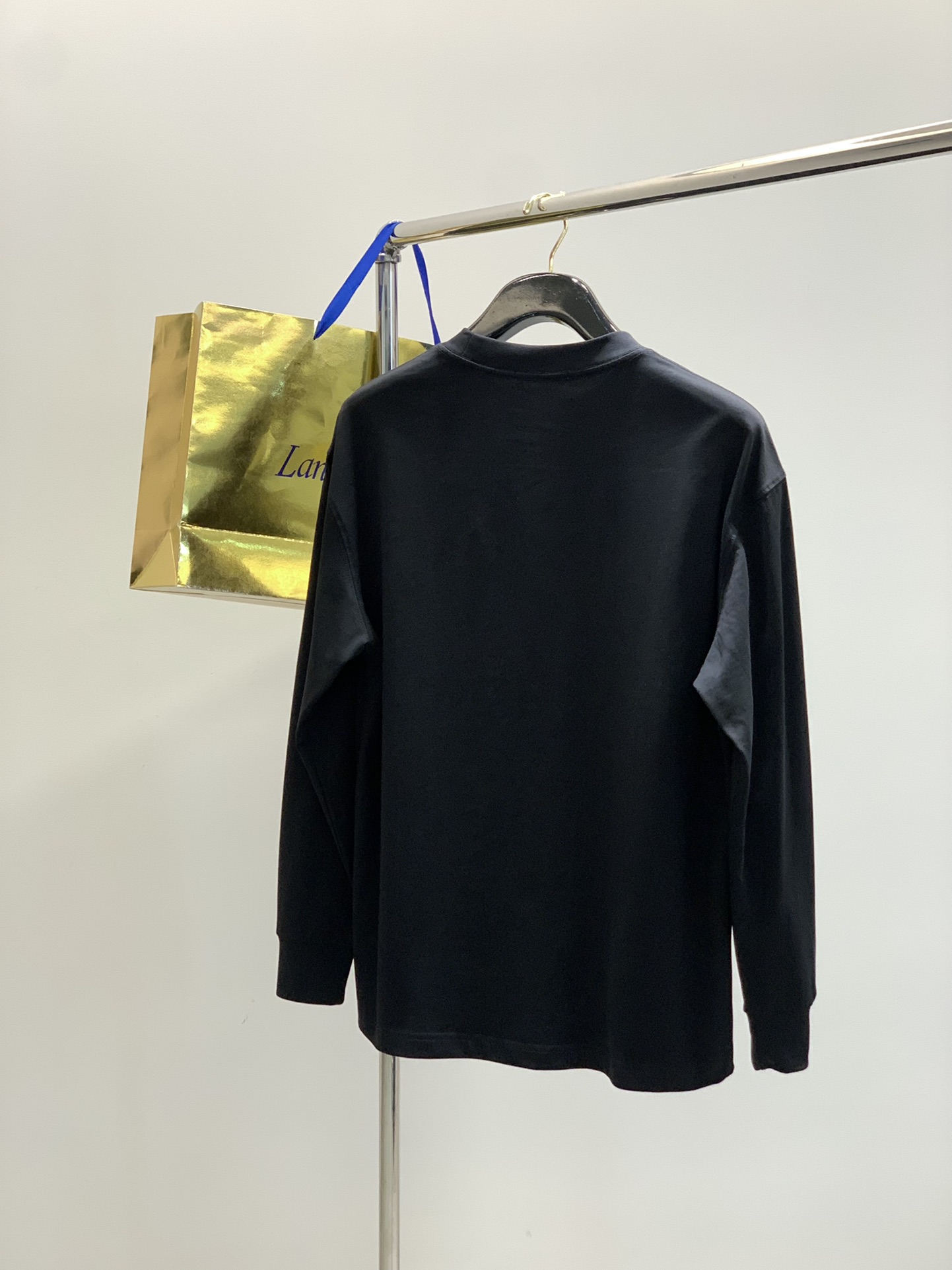 ，Alexander Wang 亚历山大·王，2025早秋新品，时尚休闲圆领长袖T恤，专柜同步有售，顶级