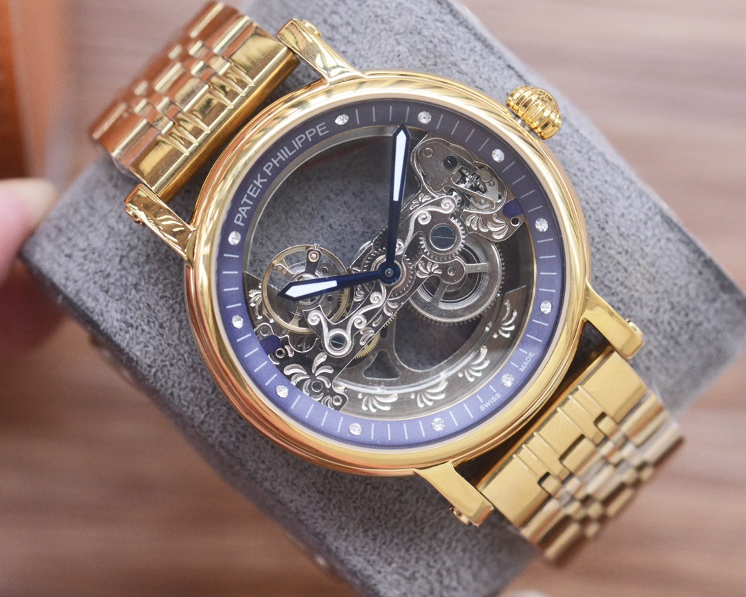 Patek Philippe Men's Automatic Mechanical Skeleton Wrist Watch Stainless Steel 7 i1755686016 1105 5