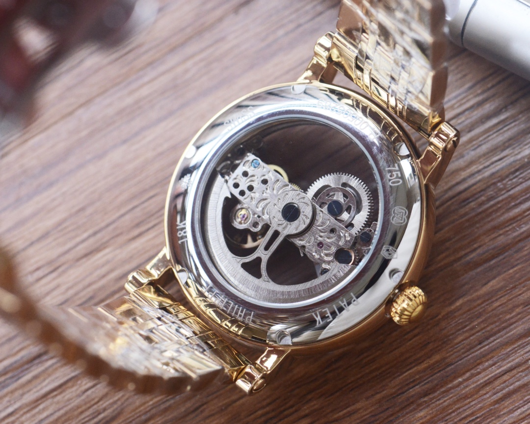 Patek Philippe Men's Automatic Mechanical Skeleton Wrist Watch Stainless Steel 10 i1755686016 9786 8