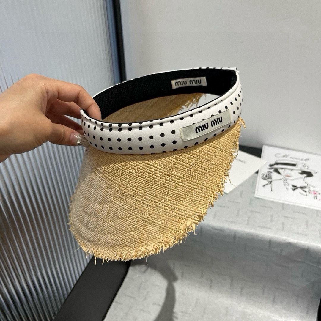 🆕

miumiu缪缪草帽，发箍遮阳帽