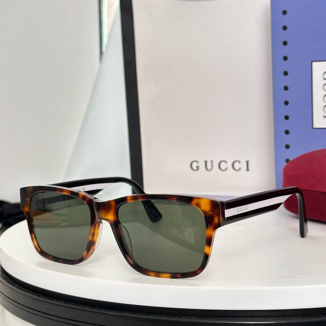  ‼️【GUCC*】古*驰 GG0340SA✨板材质感杂柔极具特色遮不住的迷人魅力  👀奢华优雅。精致的