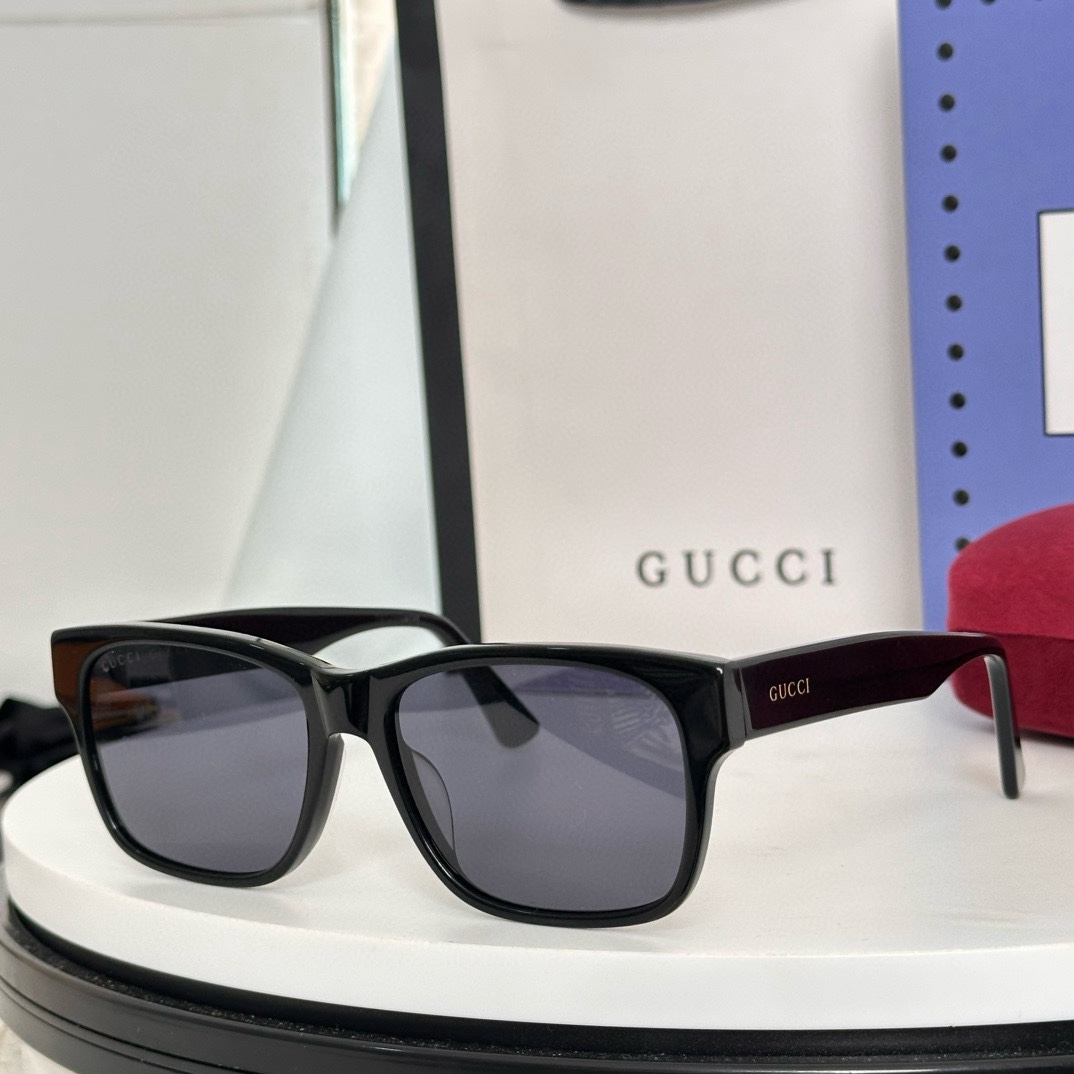  ‼️【GUCC*】古*驰 GG0340SA✨板材质感杂柔极具特色遮不住的迷人魅力  👀奢华优雅。精致的