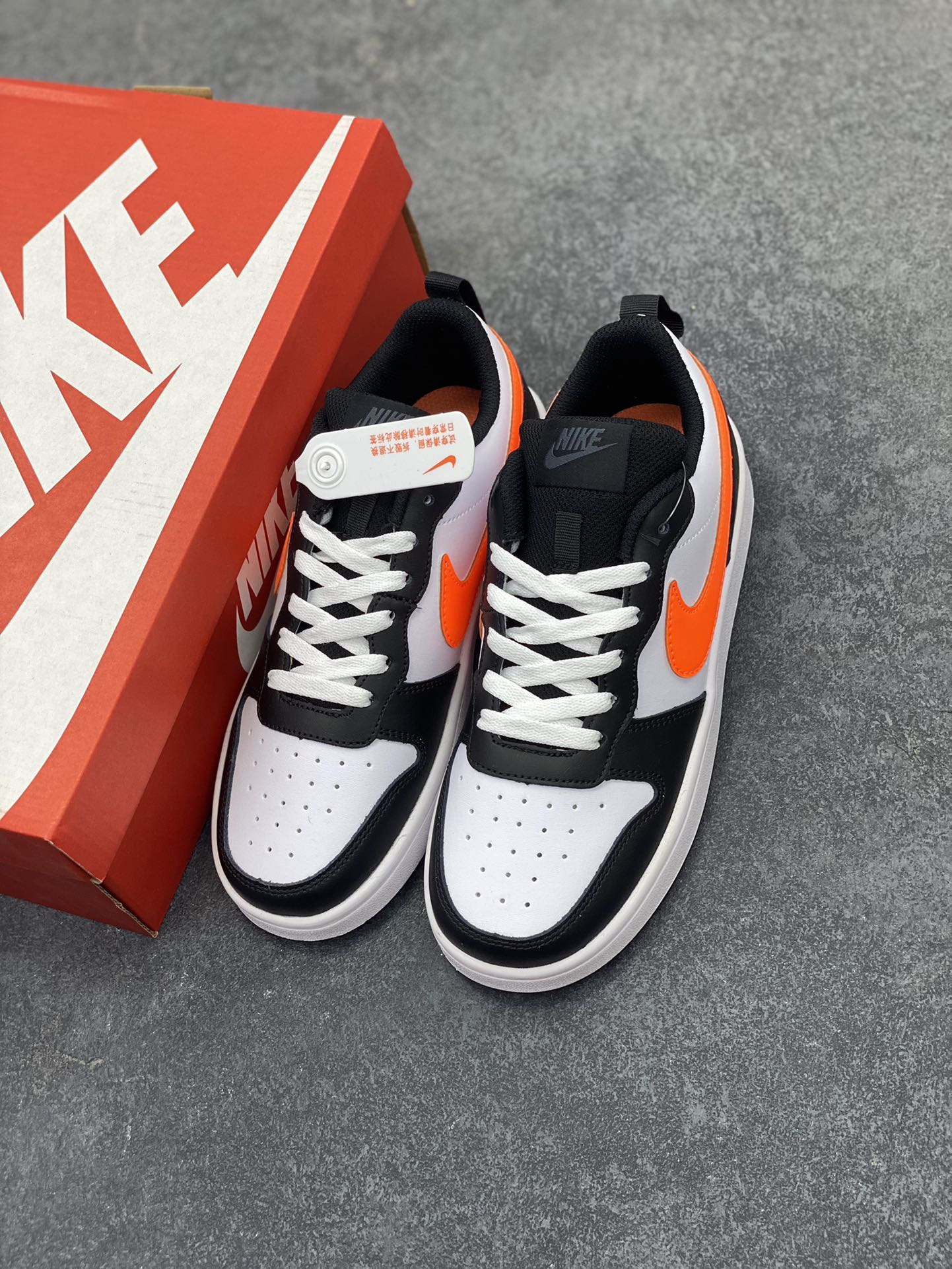 图片[8]-福利特价 Nike Court Borough 低帮百搭透气休闲运动板鞋男女鞋 经典耐用的设计，兼顾舒适脚感和出众风范，演绎匠心之作。结构性的支撑贴合感结合复古篮球设计，塑就场外全明星风范。 货号：BQ5448-115 尺码：36 36.5 37.5 38 38.5 39 40 40.5 4142 42.5 43 44 44.5 45-选品中心