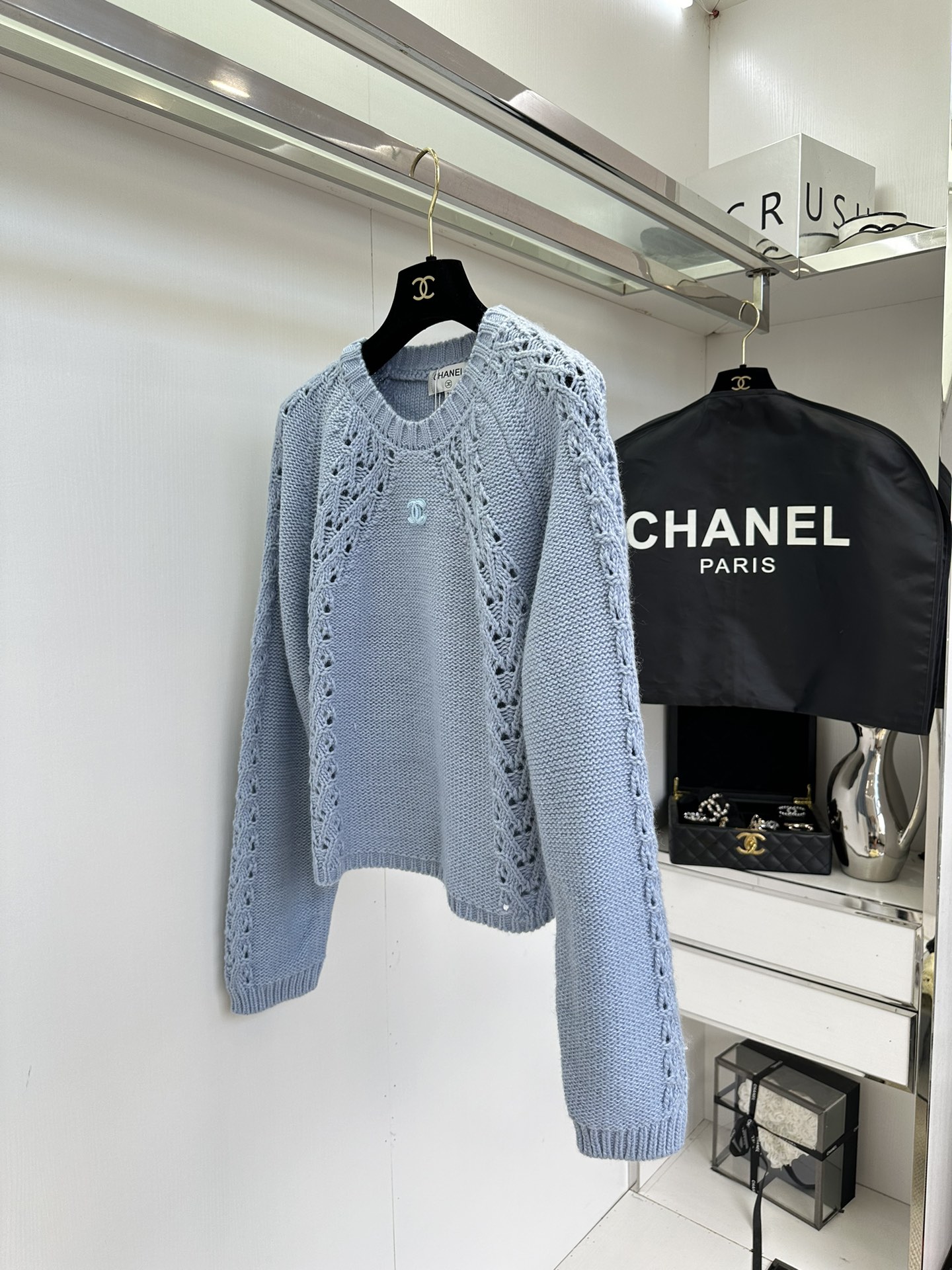 Chanel Inspired Macaron Color Knit Sweater - Soft, Cozy, and Stylish 7 i1755736994 1064 5