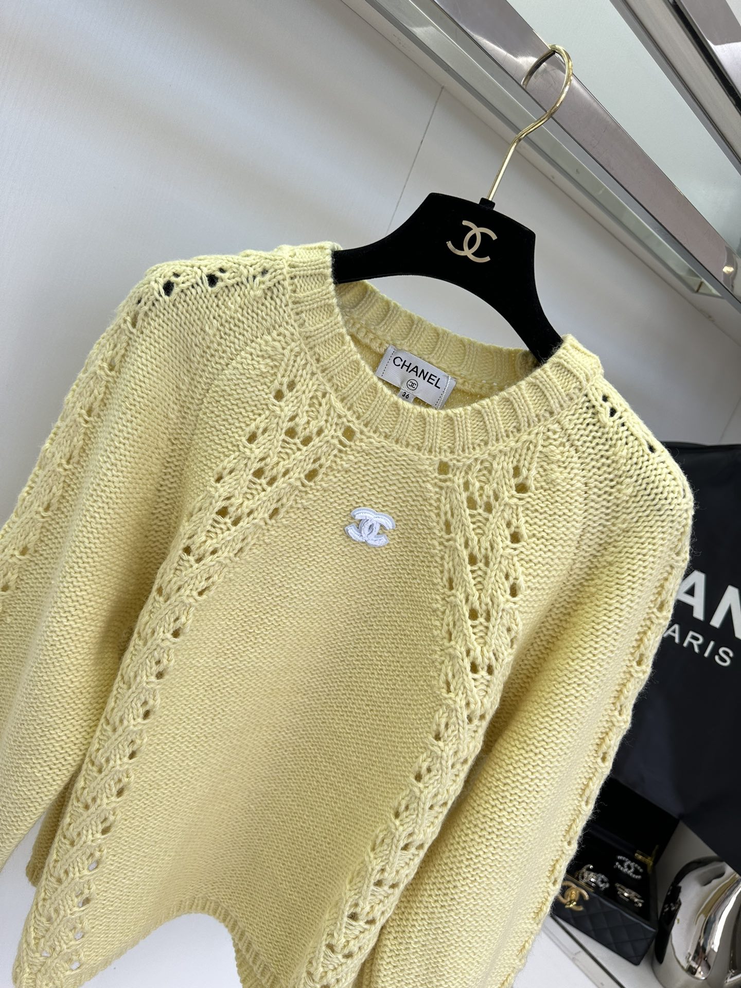 Chanel Inspired Macaron Color Knit Sweater - Soft, Cozy, and Stylish 4 i1755736994 9438 2