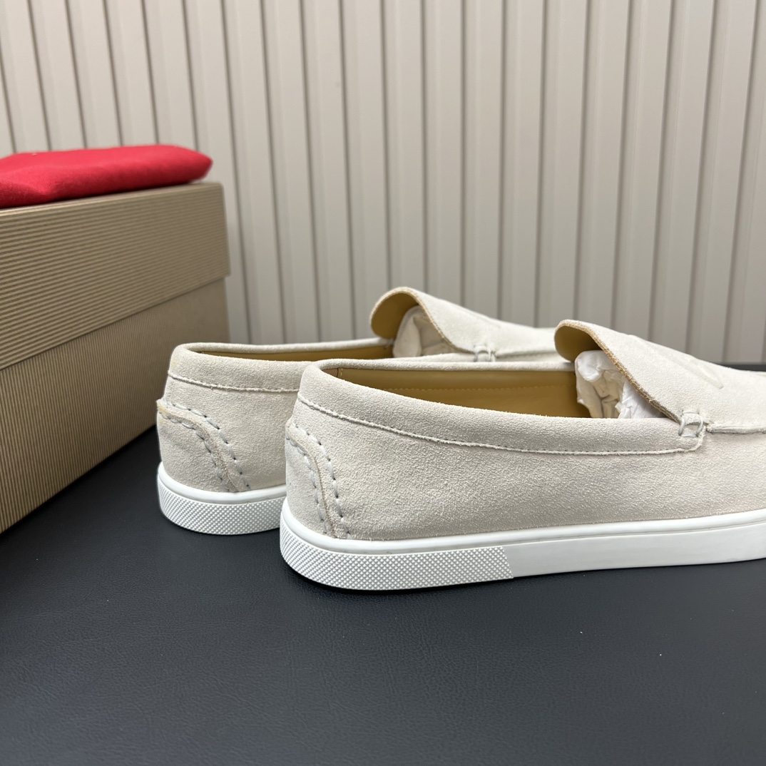 Christian Louboutin Men's White Leather Casual Loafers - Size 39-44 7 i1755764786 2984 5
