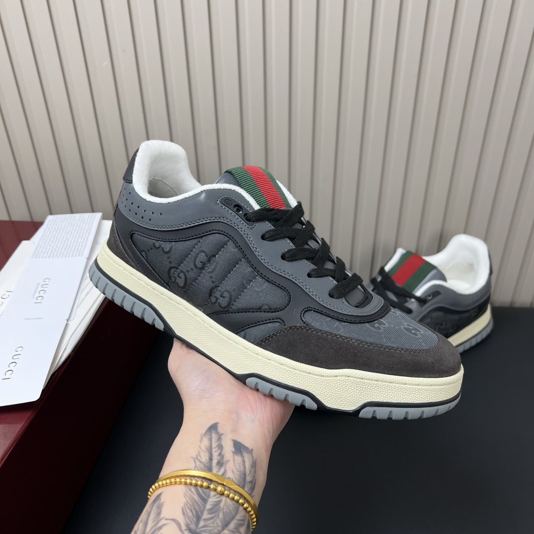 Gucci Basketball Style Low-Top Sneakers with Signature Web and Logo 10 i1755764992 1708 8