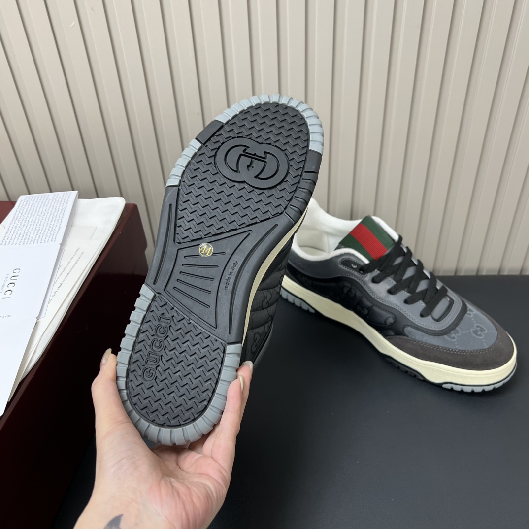 Gucci Basketball Style Low-Top Sneakers with Signature Web and Logo 9 i1755764992 9652 7