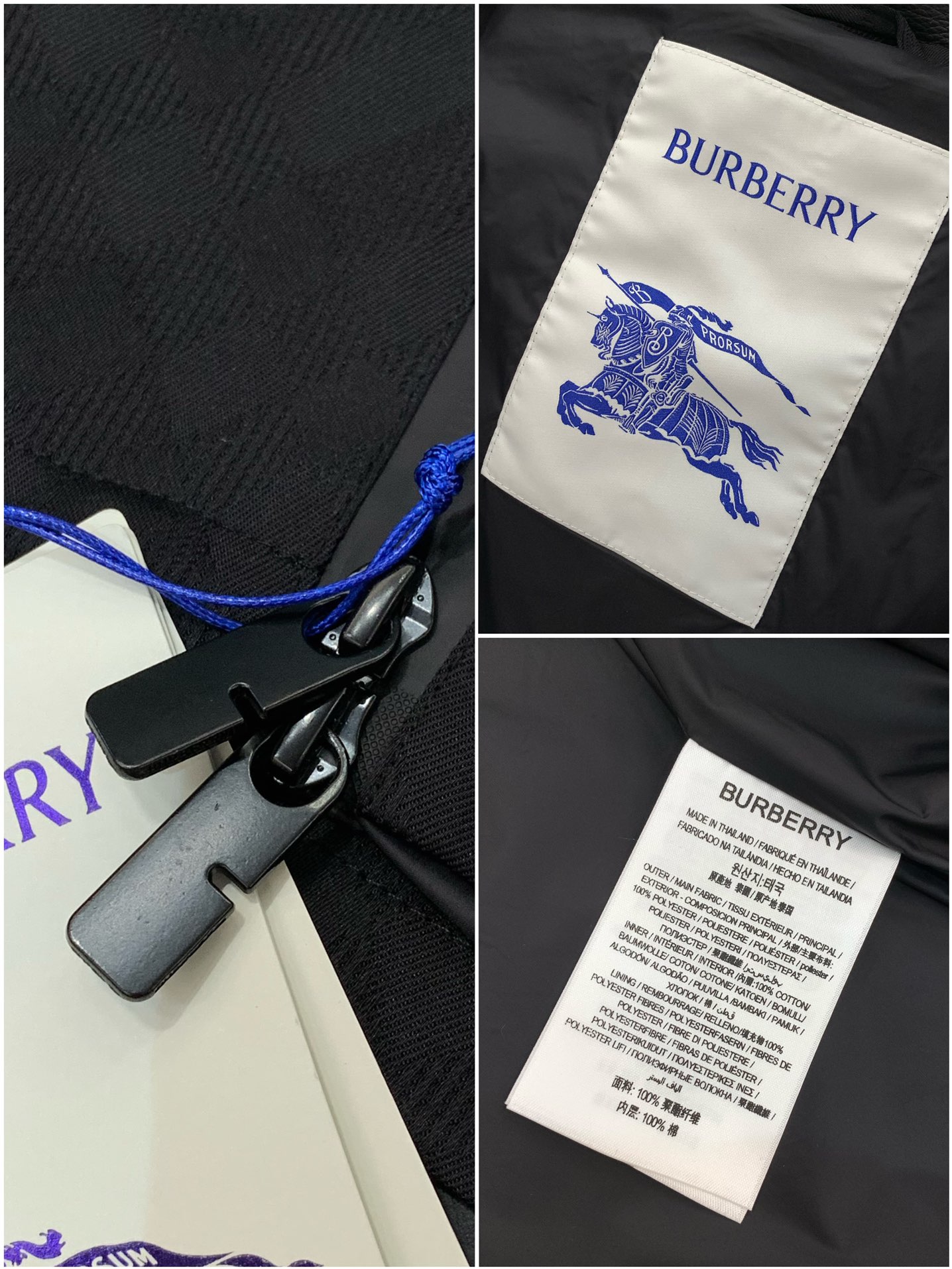 ，Burberry 巴宝莉，2025秋季最新品，专柜同步有售，原单狠货，时尚休闲连帽外套，进口原版面料，