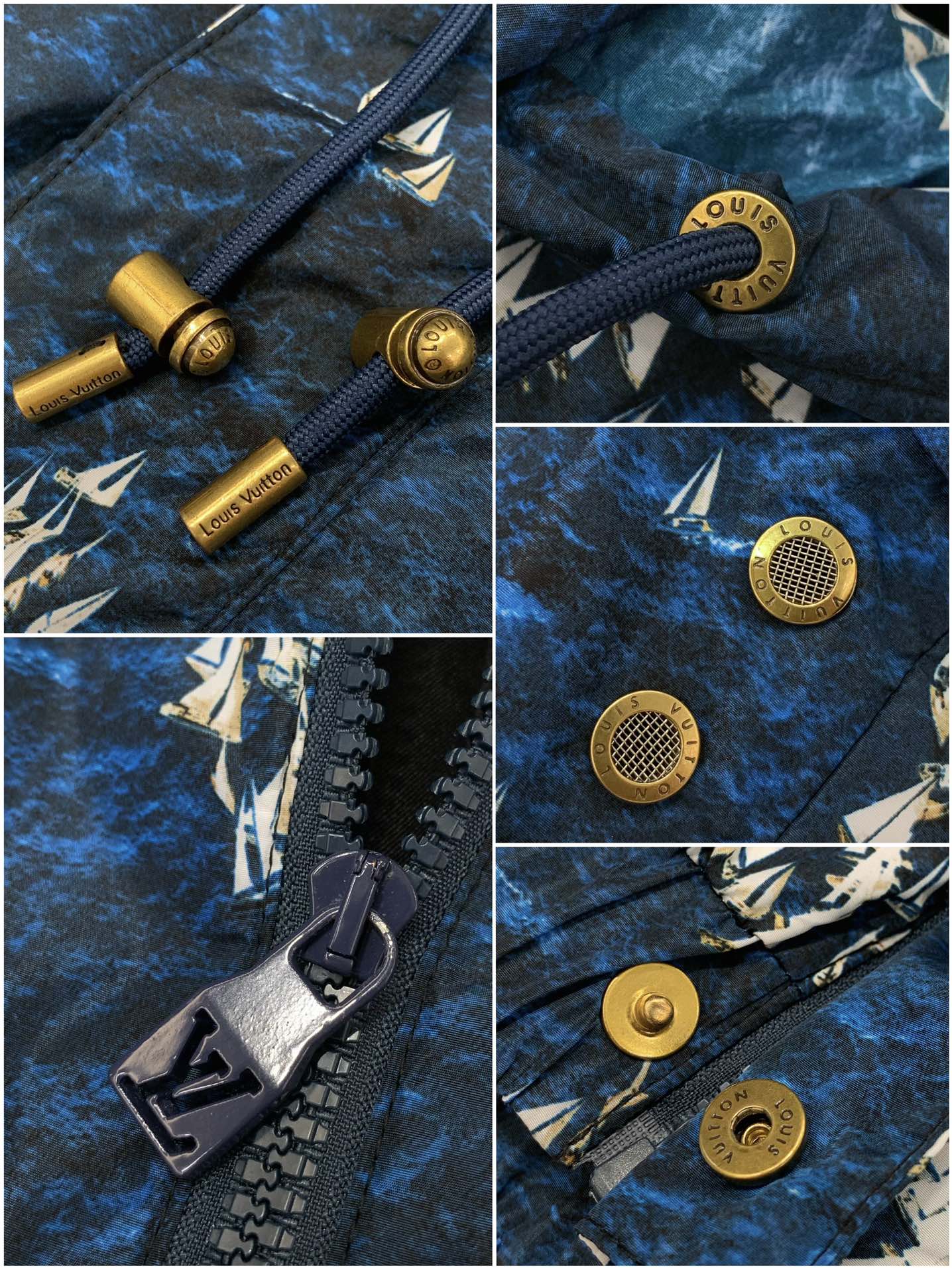 ，LouisVuitton 路易威登，2025秋季最新款，专柜同步有售，原单狠货，时尚休闲连帽夹克外套，