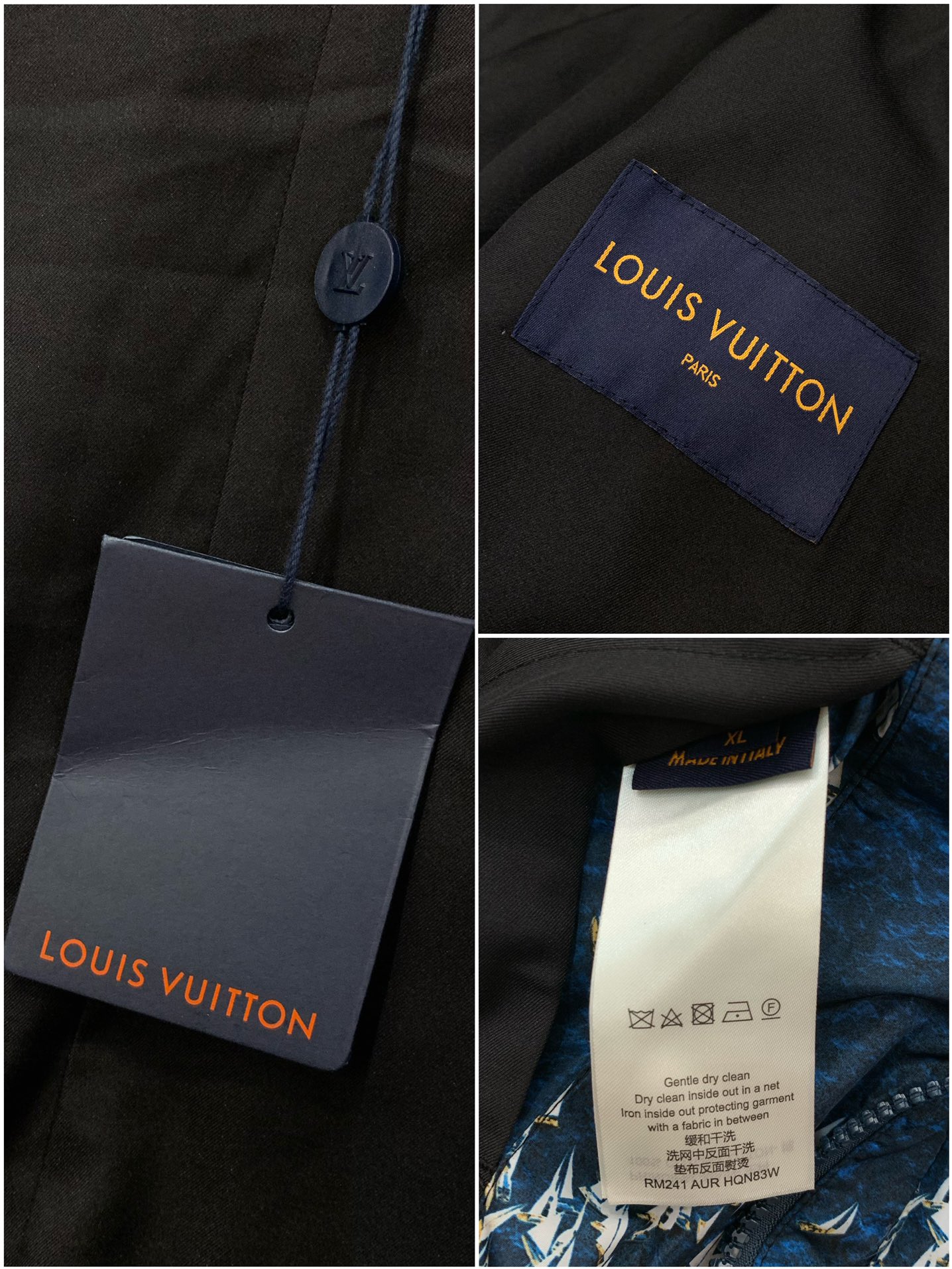 ，LouisVuitton 路易威登，2025秋季最新款，专柜同步有售，原单狠货，时尚休闲连帽夹克外套，