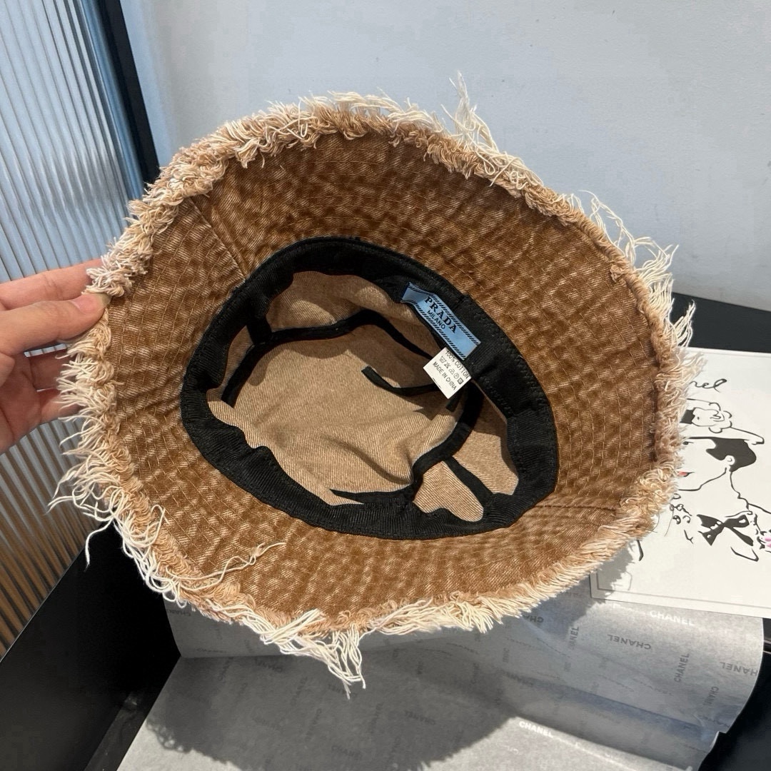 🆕

普拉达新款牛仔渔夫帽，头围57cm