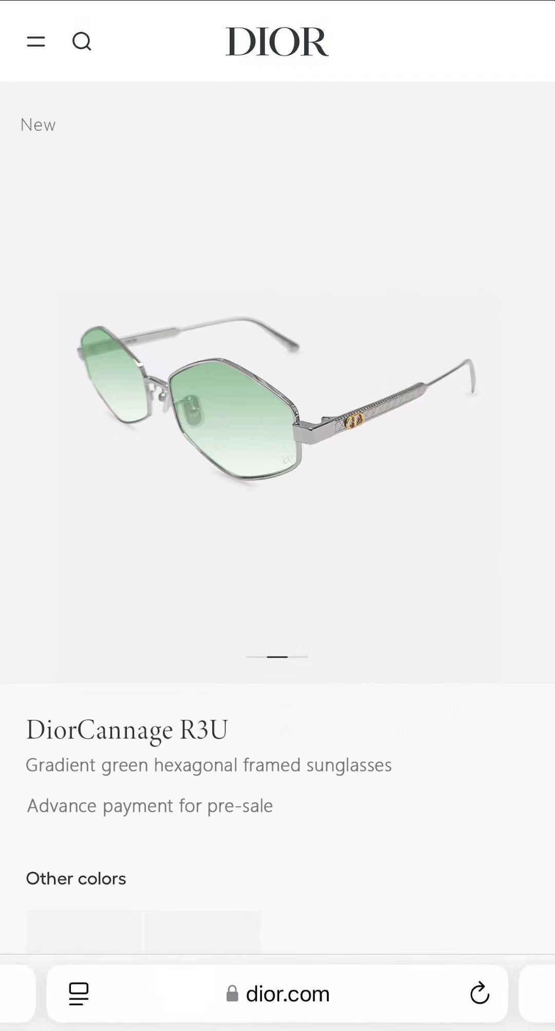  ‼️ 模特图 DIO*🌟🌟🌟MODEL：DiorCannage R3U 🌟🌟🌟SIZE：55口17-1