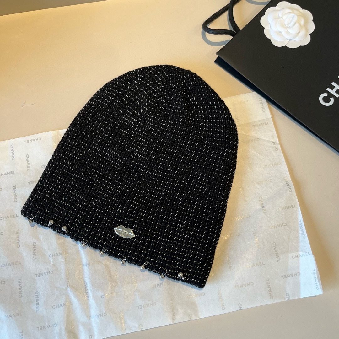 🆕

Chanel香奈儿新款针织渔夫帽，头围57cm