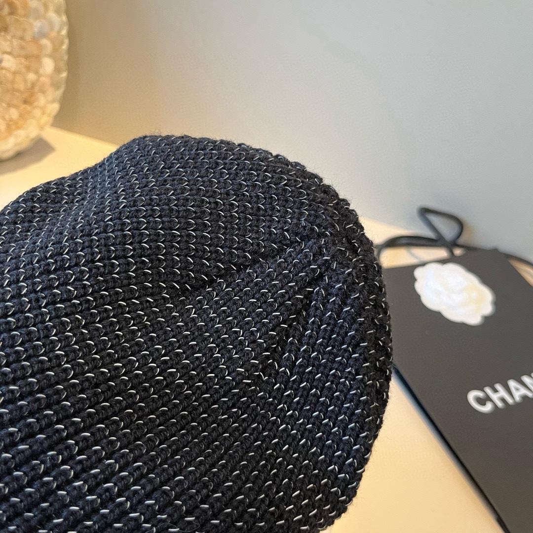 🆕

Chanel香奈儿新款针织渔夫帽，头围57cm