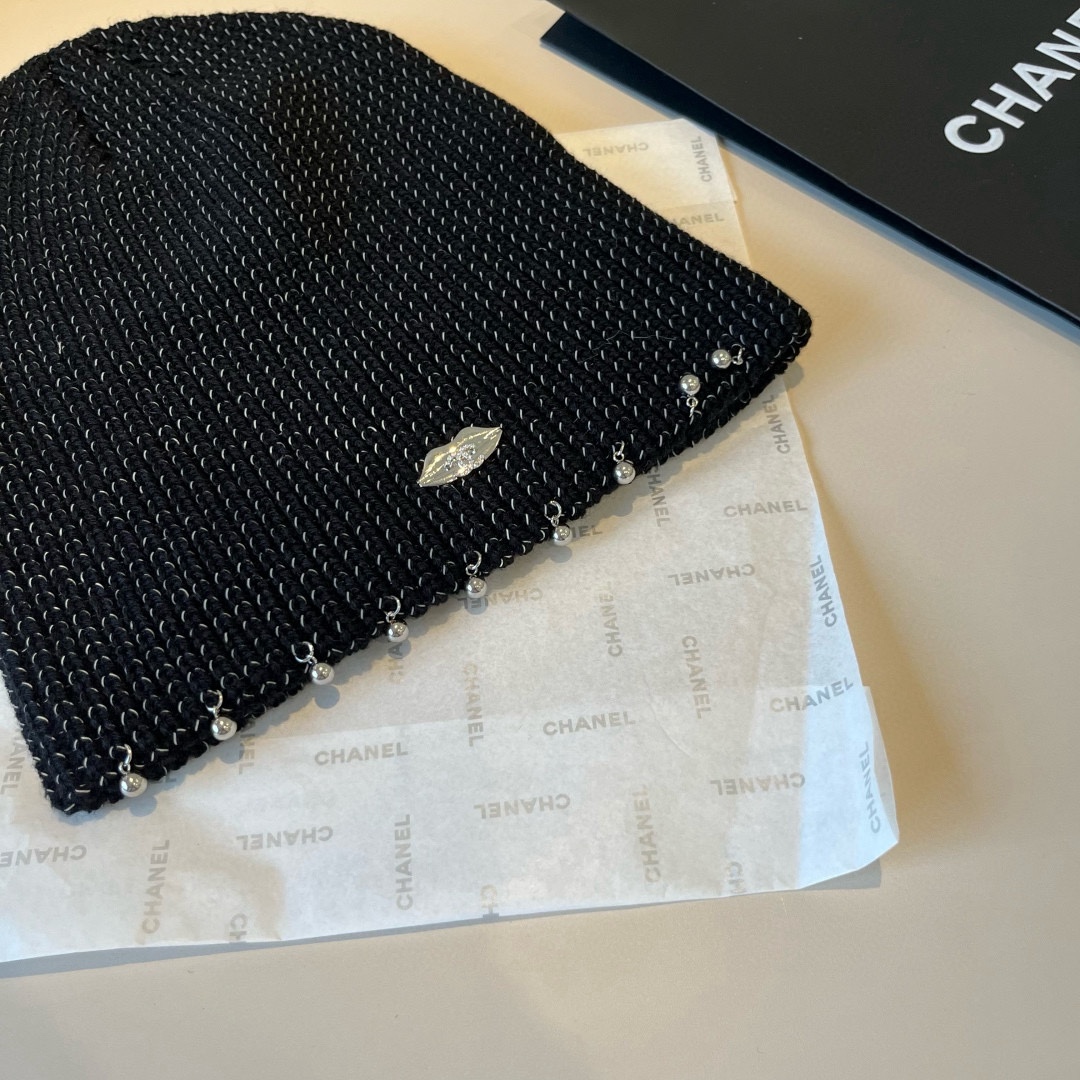 🆕

Chanel香奈儿新款针织渔夫帽，头围57cm