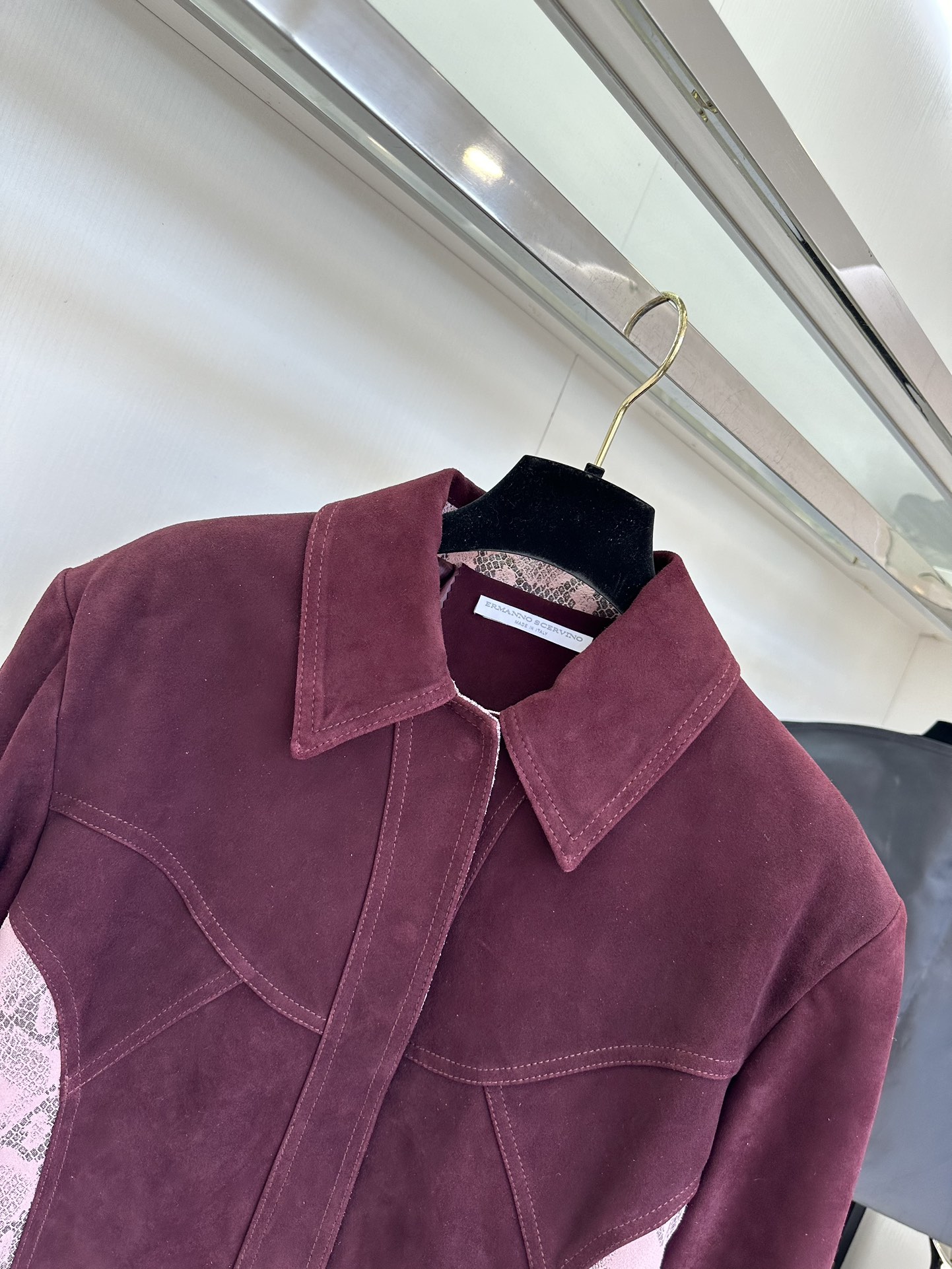 Snakeskin Suede Leather Jacket for Women - Slim Fit Biker Coat 6 i1755772763 3306 4