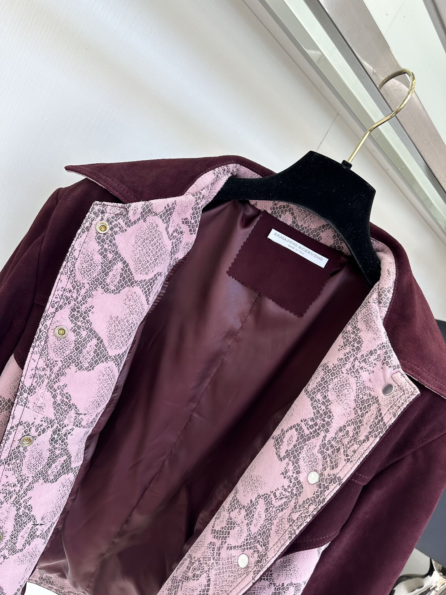 Snakeskin Suede Leather Jacket for Women - Slim Fit Biker Coat 8 i1755772763 6530 6