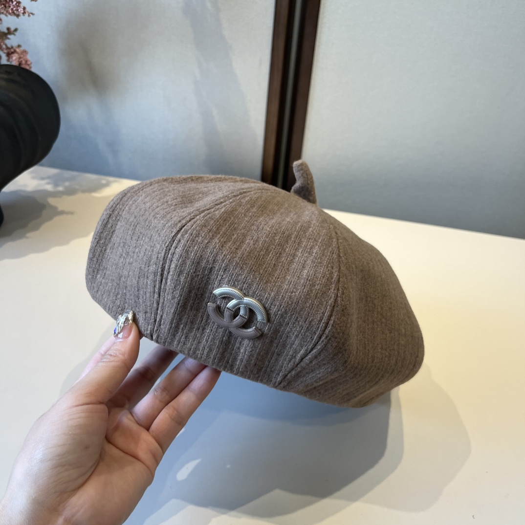 🆕

Chanel香奈儿贝雷帽，春夏款，头围57cm