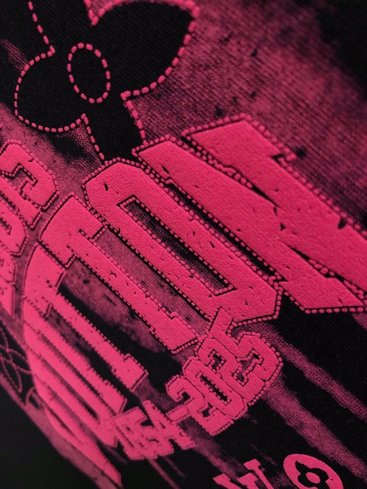 Louis Vuitton 路易威登 LV 驴家25ss春夏顶级黑色印花重磅经典短袖圆领T恤，精致工艺面