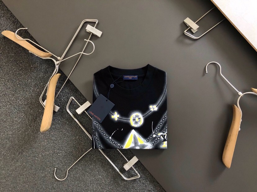  Louis Vuitton 路易威登 LV驴家25ss春夏涂鸦经典短袖圆领T恤，精致工艺面料，顶级元素