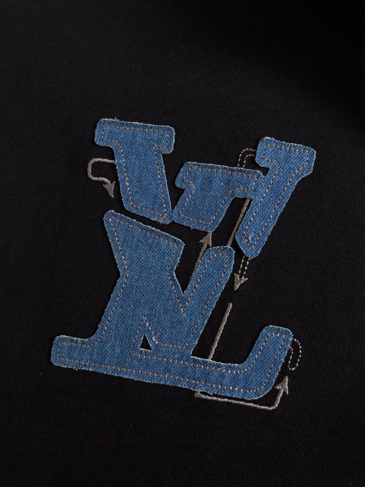  Louis Vuitton 路易威登 LV 驴牌25ss春夏顶级贴布绣经典短袖圆领T恤，精致工艺面料，