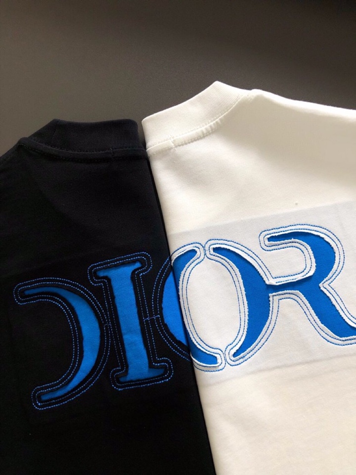  Dior 迪奥25ss春夏顶级字母烧花经典短袖圆领T恤，精致工艺面料，顶级元素融合打造，经典短袖3标齐