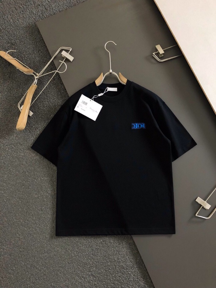  Dior 迪奥25ss春夏顶级字母烧花经典短袖圆领T恤，精致工艺面料，顶级元素融合打造，经典短袖3标齐