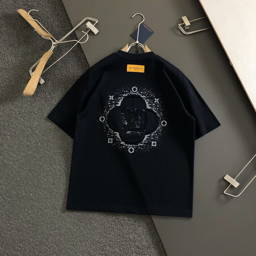  Louis Vuitton 路易威登 LV 驴牌 25ss春夏顶级贴布绣经典短袖，精致工艺面料，顶级元