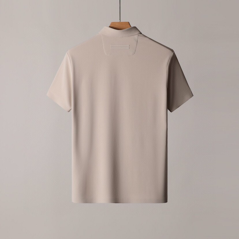  Ermenegildo Zegna 杰尼亚 男士运动休闲系列短袖翻领T恤Polo衫，炎炎夏日真的很需要