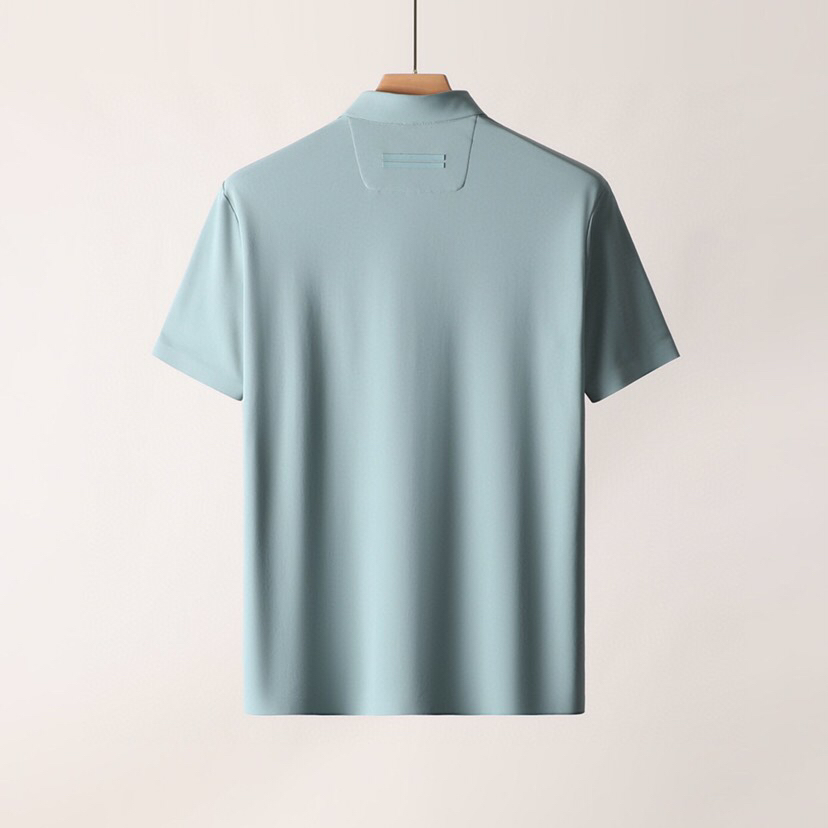  Ermenegildo Zegna 杰尼亚 男士运动休闲系列短袖翻领T恤Polo衫，炎炎夏日真的很需要