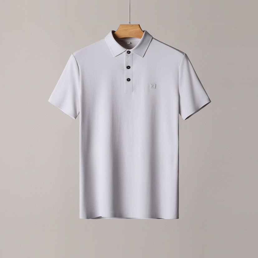  Ermenegildo Zegna 杰尼亚 男士运动休闲系列短袖翻领T恤Polo衫，炎炎夏日真的很需要