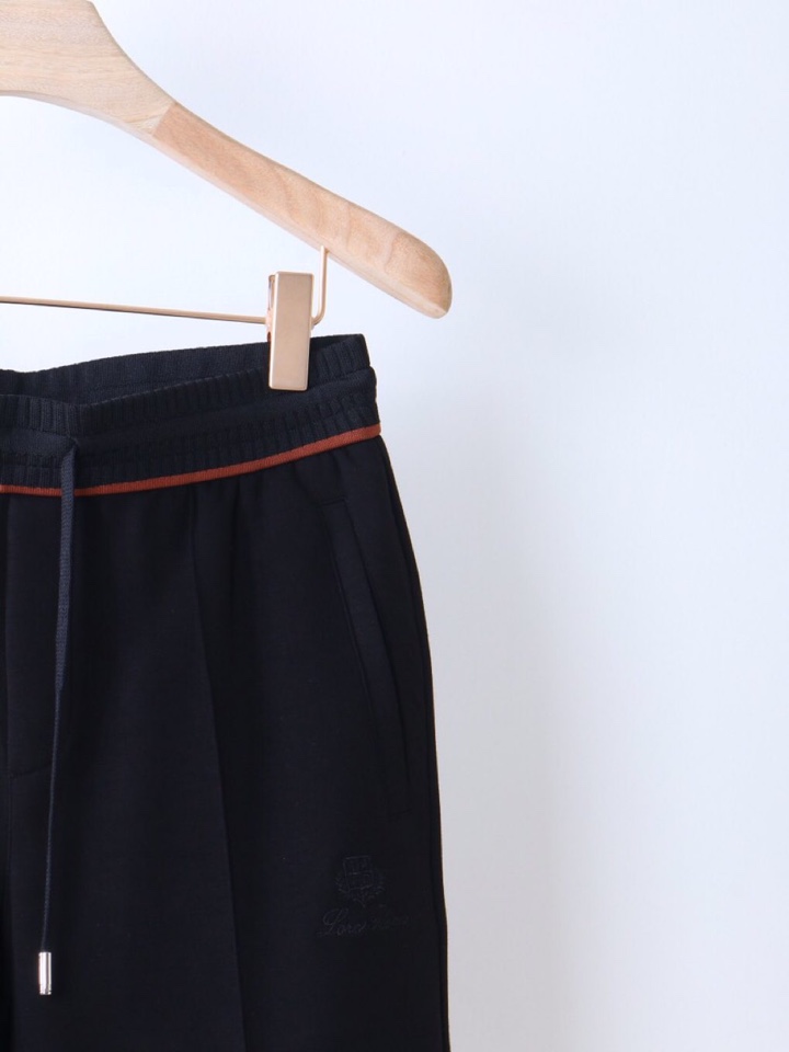  Loro Piana 诺悠翩雅lP🆕 老钱空气层高奢五分裤短裤，订织螺纹撞色裤腰，搭配恰到好处，高克重