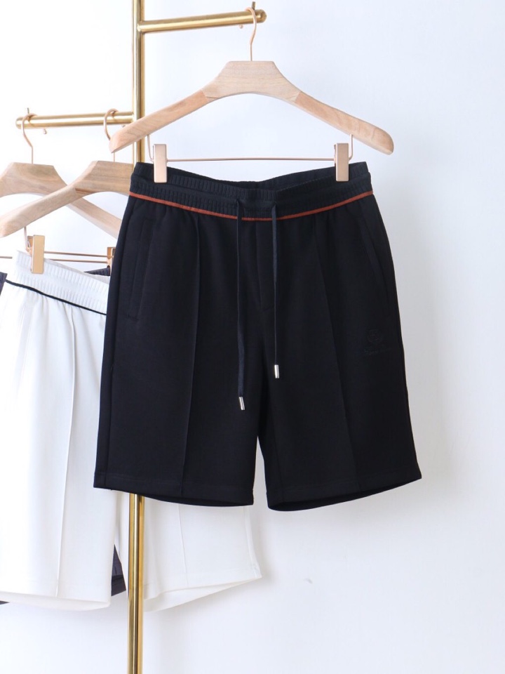  Loro Piana 诺悠翩雅lP🆕 老钱空气层高奢五分裤短裤，订织螺纹撞色裤腰，搭配恰到好处，高克重