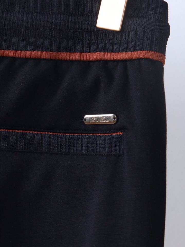  Loro Piana 诺悠翩雅lP🆕 老钱空气层高奢五分裤短裤，订织螺纹撞色裤腰，搭配恰到好处，高克重