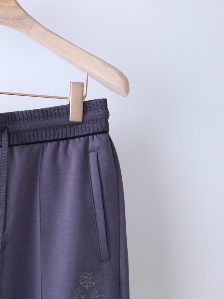  Loro Piana 诺悠翩雅lP🆕 老钱空气层高奢五分裤短裤，订织螺纹撞色裤腰，搭配恰到好处，高克重