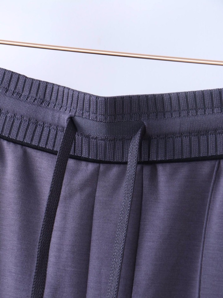  Loro Piana 诺悠翩雅lP🆕 老钱空气层高奢五分裤短裤，订织螺纹撞色裤腰，搭配恰到好处，高克重