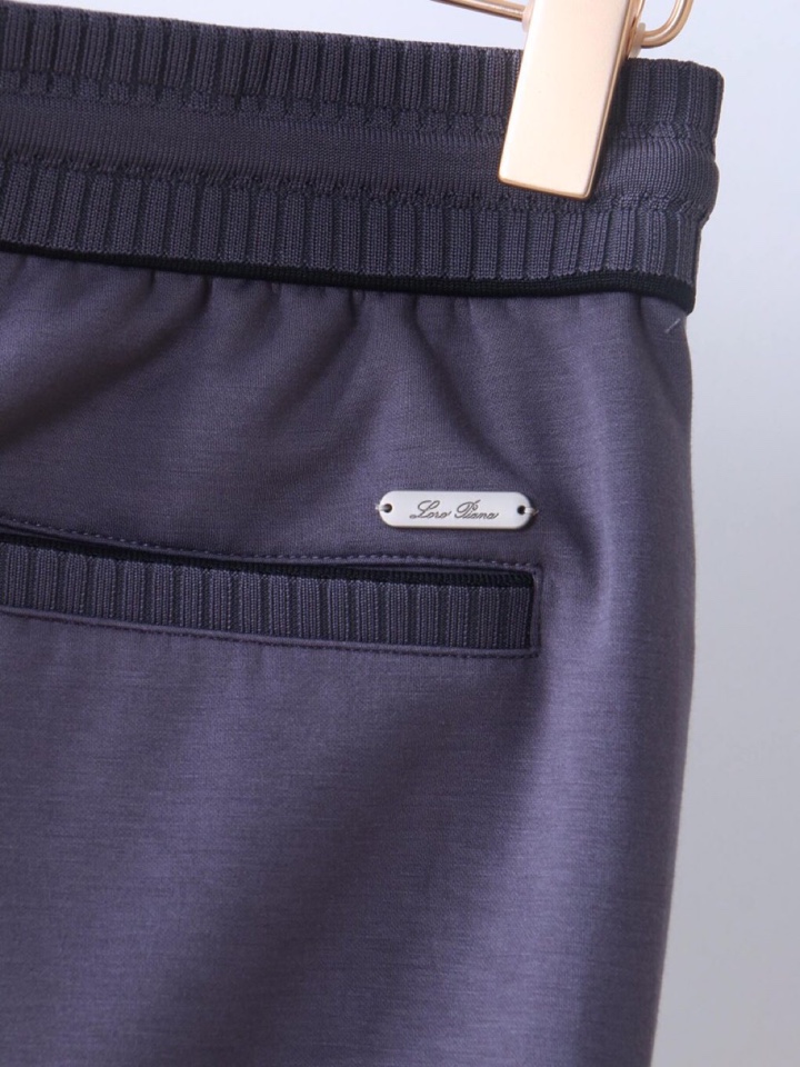  Loro Piana 诺悠翩雅lP🆕 老钱空气层高奢五分裤短裤，订织螺纹撞色裤腰，搭配恰到好处，高克重