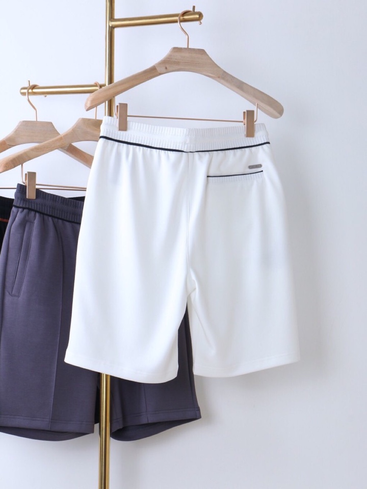  Loro Piana 诺悠翩雅lP🆕 老钱空气层高奢五分裤短裤，订织螺纹撞色裤腰，搭配恰到好处，高克重