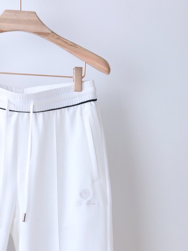  Loro Piana 诺悠翩雅lP🆕 老钱空气层高奢五分裤短裤，订织螺纹撞色裤腰，搭配恰到好处，高克重