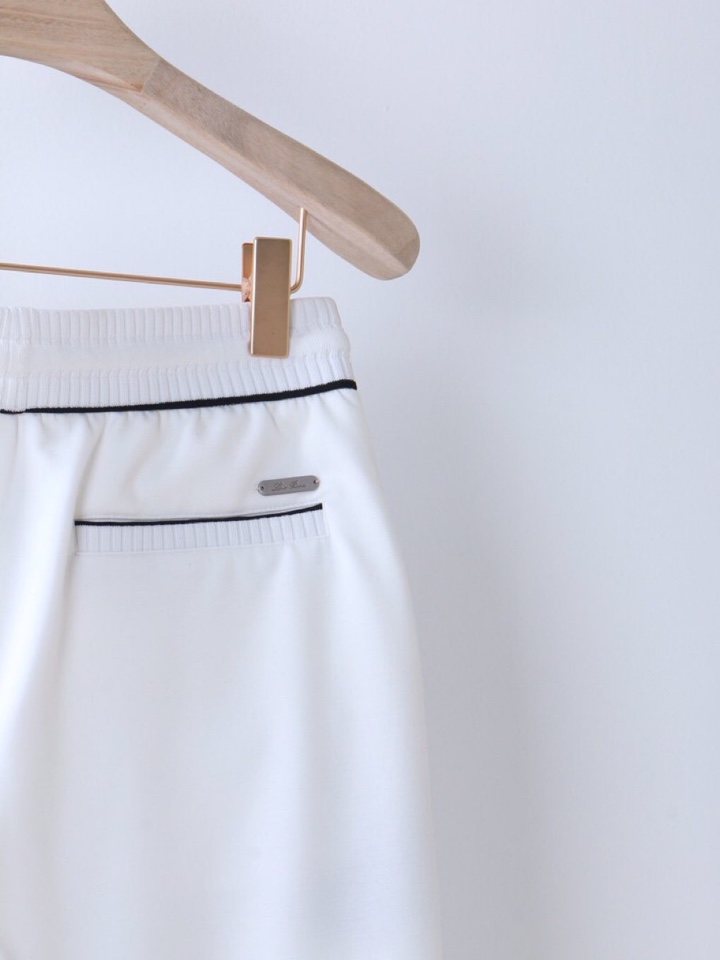  Loro Piana 诺悠翩雅lP🆕 老钱空气层高奢五分裤短裤，订织螺纹撞色裤腰，搭配恰到好处，高克重