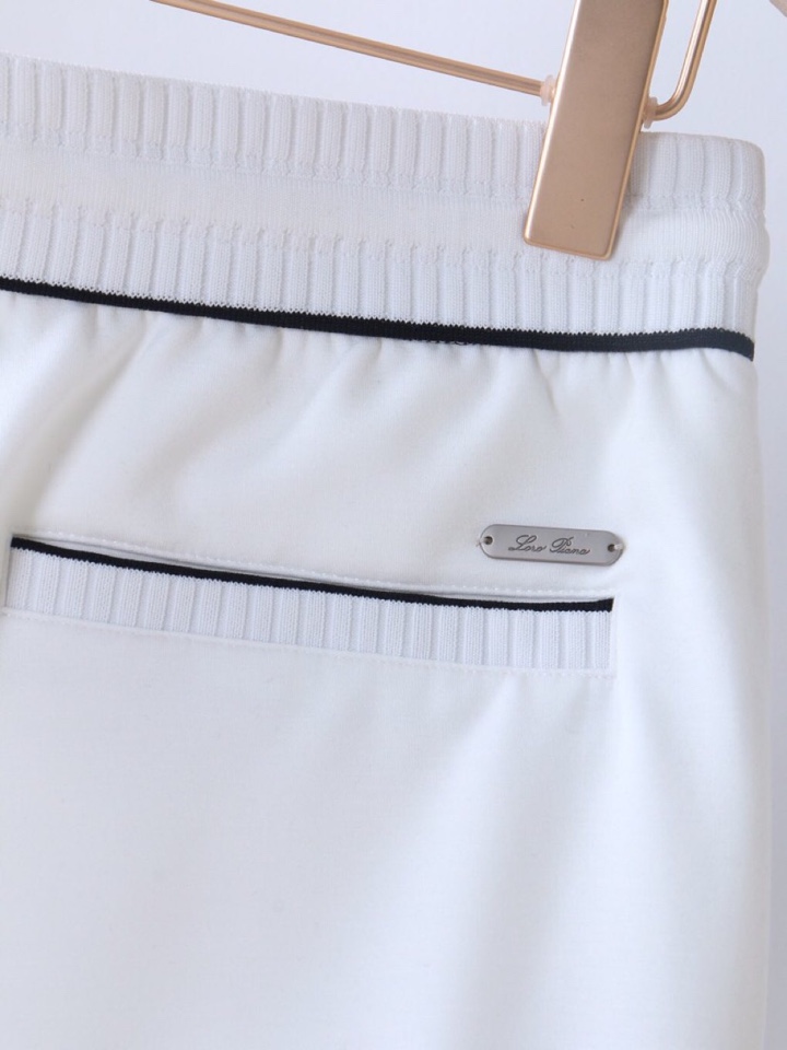  Loro Piana 诺悠翩雅lP🆕 老钱空气层高奢五分裤短裤，订织螺纹撞色裤腰，搭配恰到好处，高克重