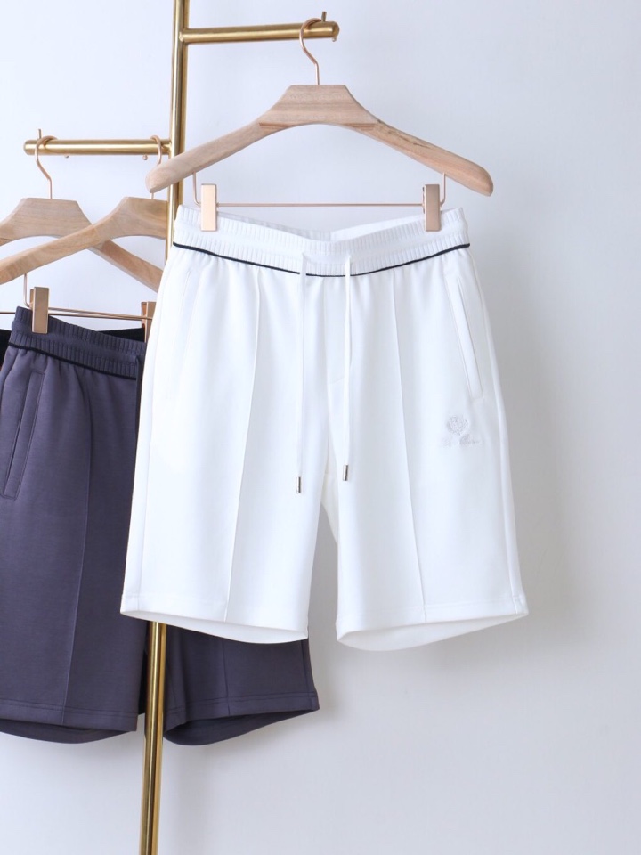  Loro Piana 诺悠翩雅lP🆕 老钱空气层高奢五分裤短裤，订织螺纹撞色裤腰，搭配恰到好处，高克重