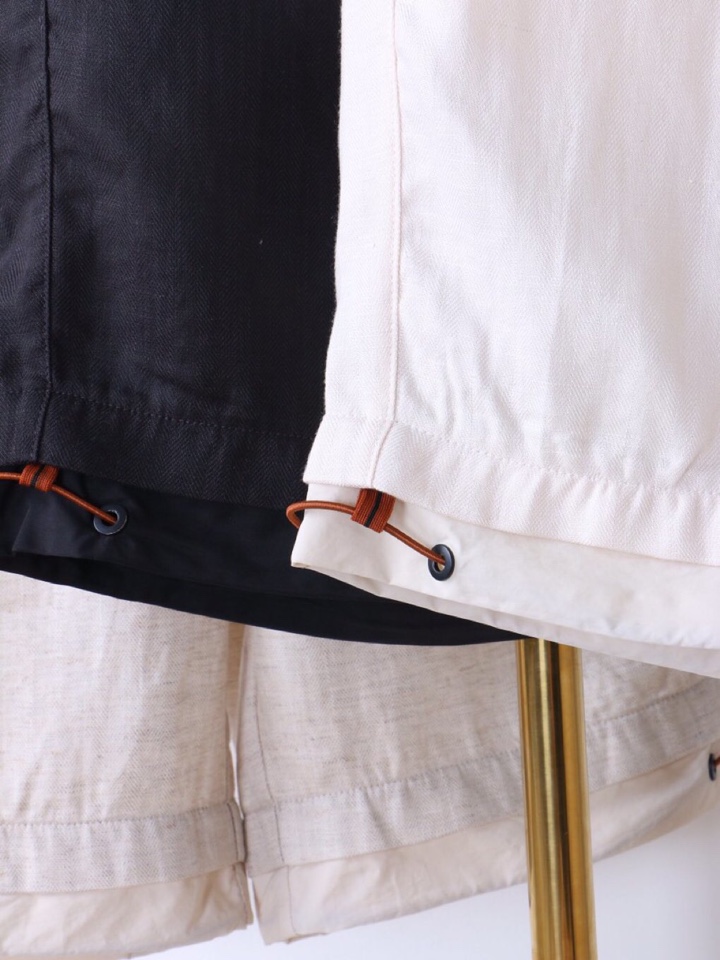  Ermenegildo Zegna 杰尼亚拼接天丝麻老钱风五分裤短裤，Z家男士人字纹，天丝亚麻混纺休闲