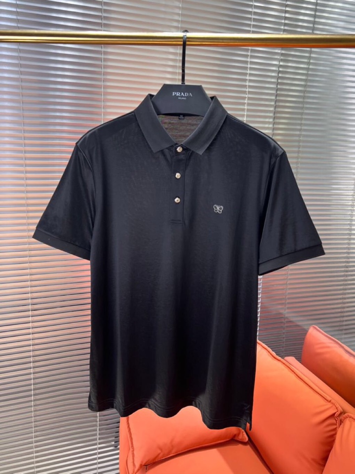  BOTTEGA VENETA BV葆蝶家 2025SS春夏新品男士翻领T恤Polo衫，雅致蝴蝶logo