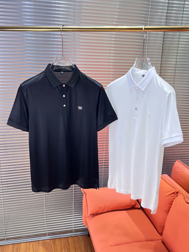  BOTTEGA VENETA BV葆蝶家 2025SS春夏新品男士翻领T恤Polo衫，雅致蝴蝶logo